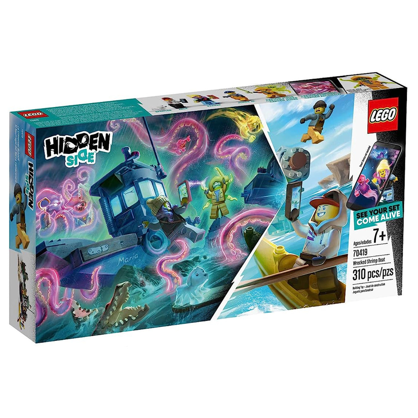 LEGO Hidden Side: Wrecked Shrimp Boat Set 70419